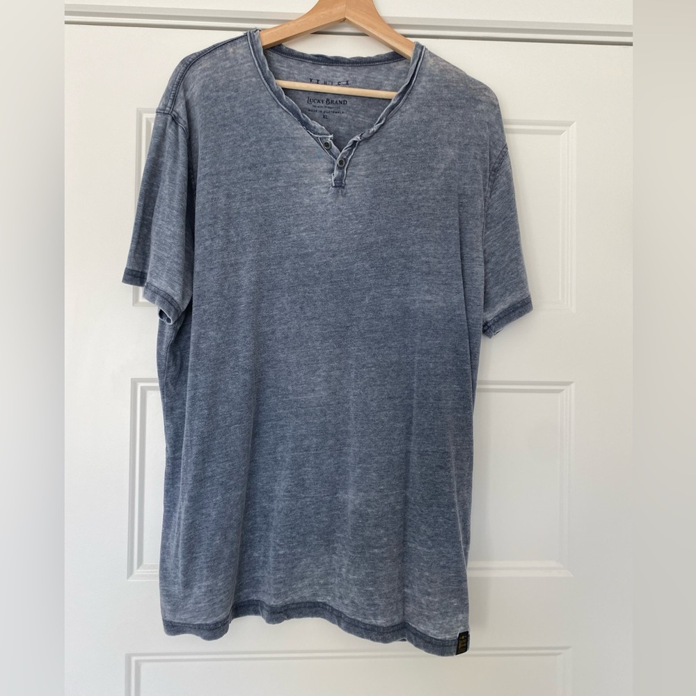Lucky Brand Burnout Henley XL Men’s